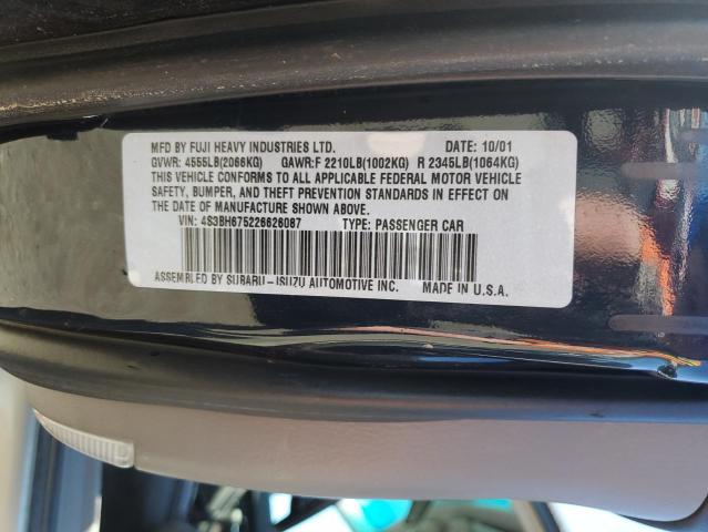 4S3BH675226626087 - 2002 SUBARU LEGACY OUTBACK AWP ლურჯი ფოტო 13