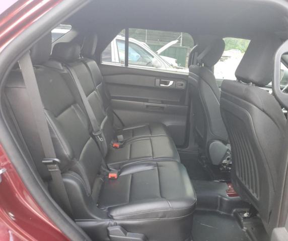 1FM5K8AB4LGC15578 - 2020 FORD EXPLORER POLICE INTERCEPTOR RED photo 11