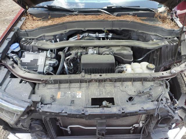 1FM5K8AB4LGC15578 - 2020 FORD EXPLORER POLICE INTERCEPTOR RED photo 12