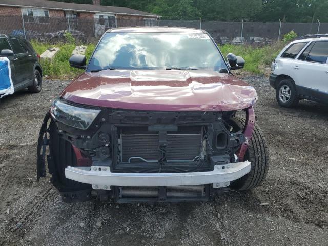 1FM5K8AB4LGC15578 - 2020 FORD EXPLORER POLICE INTERCEPTOR RED photo 5
