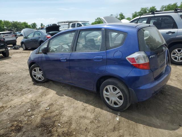 JHMGE8H26AC004458 - 2010 HONDA FIT BLUE photo 2