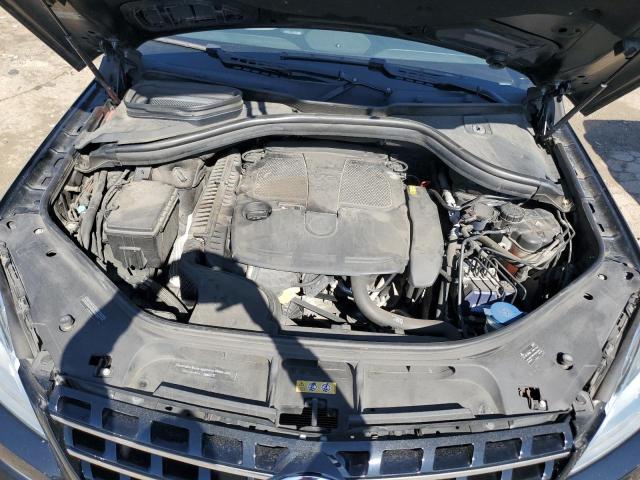 4JGDA5HB6FA617810 - 2015 MERCEDES-BENZ ML 350 4MATIC BLACK photo 12