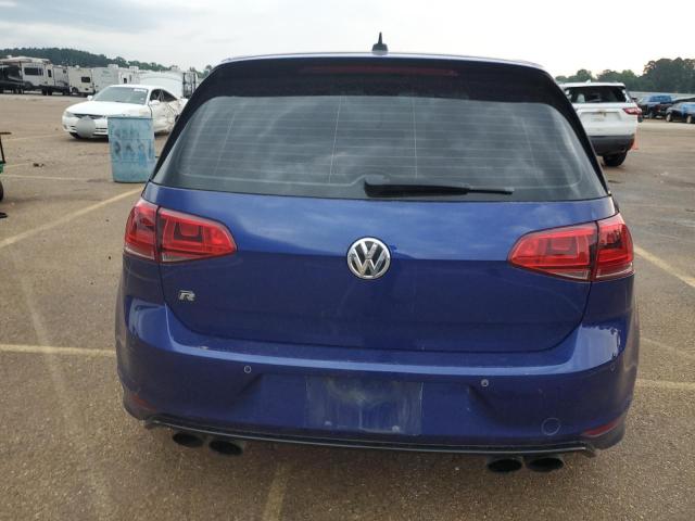 WVWLF7AU0GW202544 - 2016 VOLKSWAGEN GOLF R BLUE photo 6