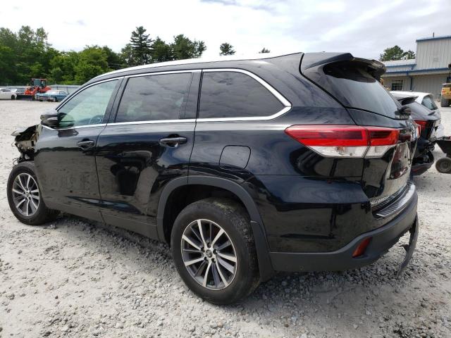 5TDJZRFHXKS587612 - 2019 TOYOTA HIGHLANDER SE BLACK photo 2