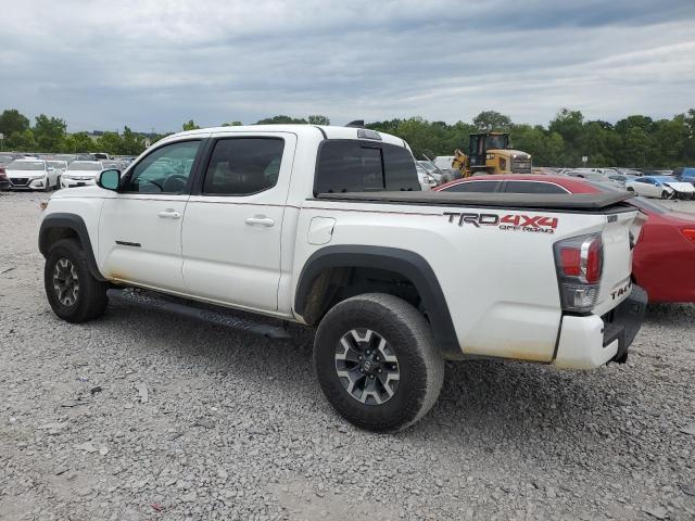 3TMCZ5ANXNM515571 - 2022 TOYOTA TACOMA DOUBLE CAB WHITE photo 2