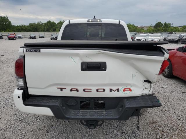 3TMCZ5ANXNM515571 - 2022 TOYOTA TACOMA DOUBLE CAB WHITE photo 6