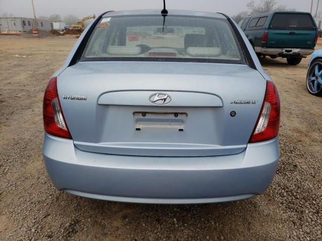 KMHCN4AC7BU616106 - 2011 HYUNDAI ACCENT GLS BLUE photo 6