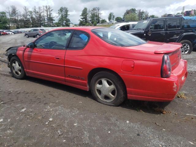 2G1WX15K729280782 - 2002 CHEVROLET MONTE CARL SS RED photo 2