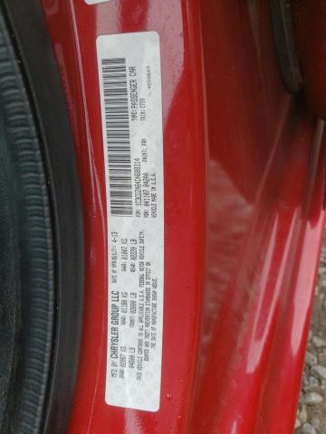 1C3CDZAB4DN688314 - 2013 DODGE AVENGER SE 红色 照片 12