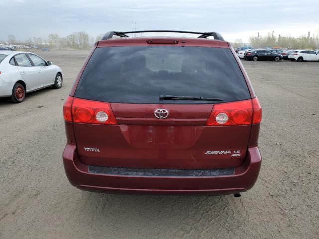 5TDJK4CC6AS033255 - 2010 TOYOTA SIENNA LE RED photo 6