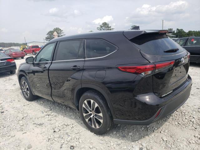5TDGZRAH0MS057668 - 2021 TOYOTA HIGHLANDER XLE Սև լուսանկար 2