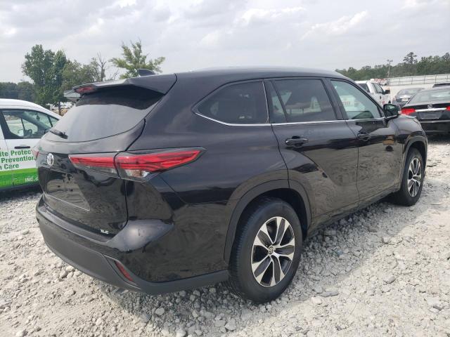 5TDGZRAH0MS057668 - 2021 TOYOTA HIGHLANDER XLE Սև լուսանկար 3