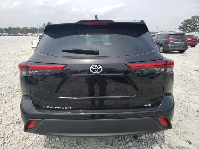 5TDGZRAH0MS057668 - 2021 TOYOTA HIGHLANDER XLE Սև լուսանկար 6