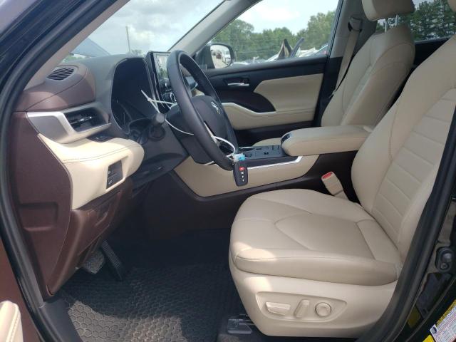 5TDGZRAH0MS057668 - 2021 TOYOTA HIGHLANDER XLE Սև լուսանկար 7