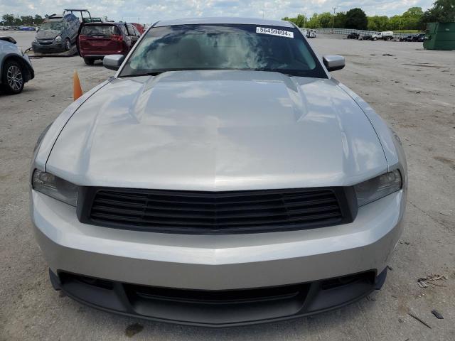 1ZVBP8CH5A5132449 - 2010 FORD MUSTANG GT SILVER photo 5