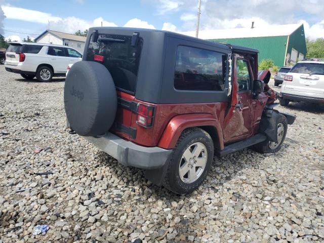 1J4FA541X9L757307 - 2009 JEEP WRANGLER SAHARA RED photo 3