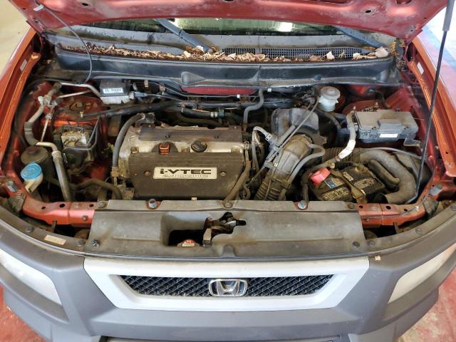 5J6YH28655L017585 - 2005 HONDA ELEMENT EX ORANGE photo 12