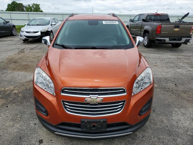 KL7CJLSB0FB172730 - 2015 CHEVROLET TRAX 1LT ORANGE photo 5