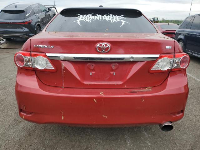 2T1BU4EE2BC711717 - 2011 TOYOTA COROLLA LE BASE MAROON photo 6