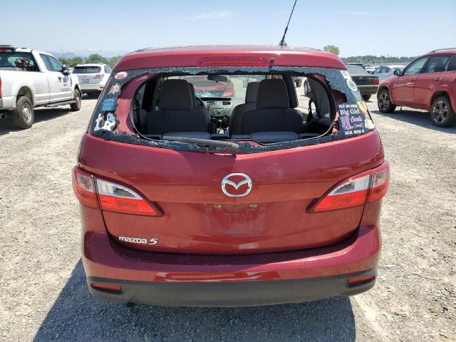 JM1CW2BL3F0184843 - 2015 MAZDA 5 SPORT RED photo 6