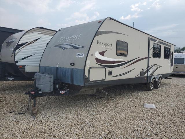 4YDT2892XGT413463 - 2016 PASSPORT TRAVELTRLR BEIGE photo 2