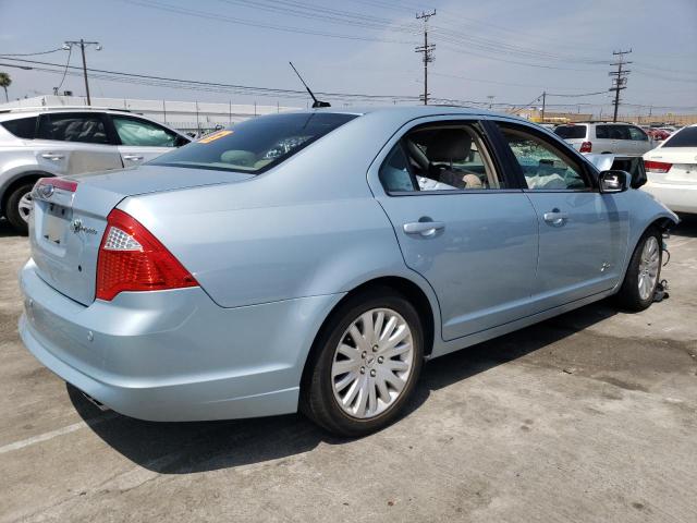 3FADP0L33AR278062 - 2010 FORD FUSION HYBRID BLUE photo 3