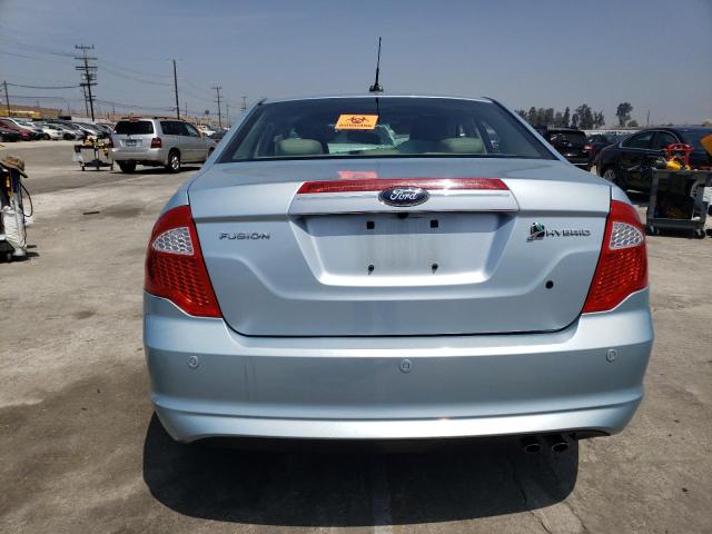 3FADP0L33AR278062 - 2010 FORD FUSION HYBRID BLUE photo 6