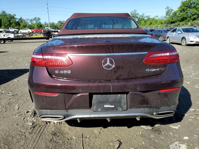 WDD1K6JB5KF118102 - 2019 MERCEDES-BENZ E 450 4MATIC BURGUNDY photo 6