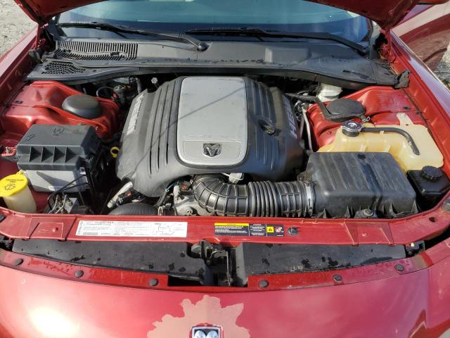 2B3KA53H56H137204 - 2006 DODGE CHARGER R/T RED photo 11