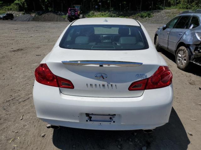 JN1DV6AR4BM654050 - 2011 INFINITI G25 WHITE photo 6