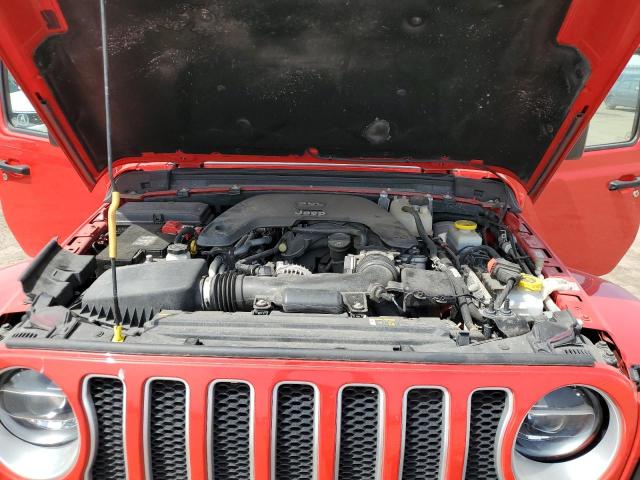 1C4HJXEG3MW526933 - 2021 JEEP WRANGLER U SAHARA Қызыл фото 12