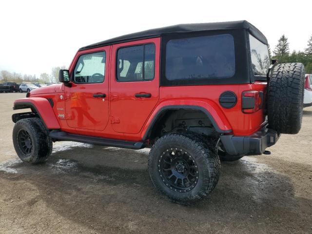 1C4HJXEG3MW526933 - 2021 JEEP WRANGLER U SAHARA Қызыл фото 2