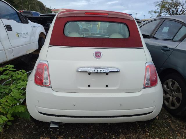 3C3CFFDR3FT528266 - 2015 FIAT 500 POP WHITE photo 6