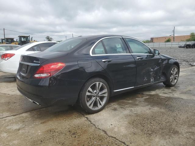 55SWF4KB7JU281519 - 2018 MERCEDES-BENZ C 300 4MATIC BLACK photo 3