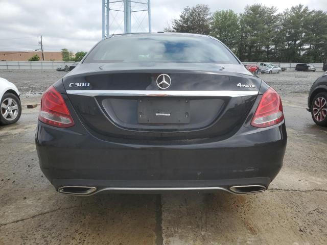 55SWF4KB7JU281519 - 2018 MERCEDES-BENZ C 300 4MATIC BLACK photo 6