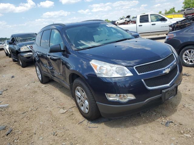 1GNKREED4CJ234350 - 2012 CHEVROLET TRAVERSE LS BLUE photo 4