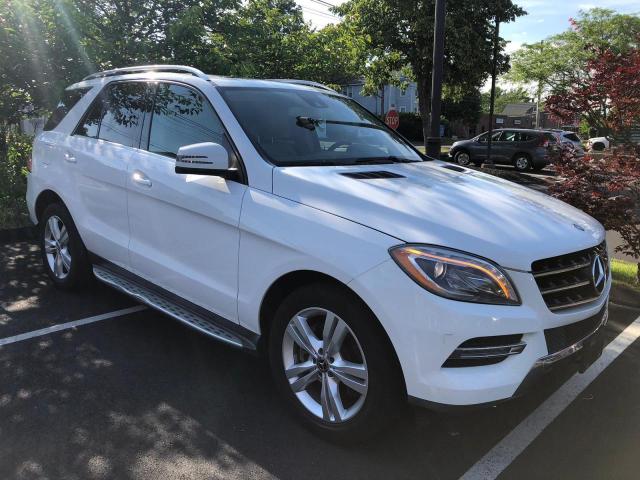 4JGDA5HB2EA310519 - 2014 MERCEDES-BENZ ML 350 4MATIC WHITE photo 4
