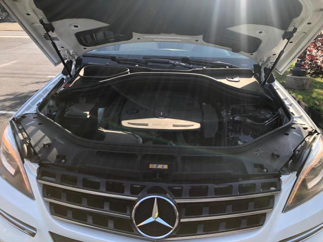 4JGDA5HB2EA310519 - 2014 MERCEDES-BENZ ML 350 4MATIC WHITE photo 9