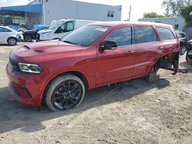 1C4RDHDG5MC598513 - 2021 DODGE DURANGO GT RED photo 1