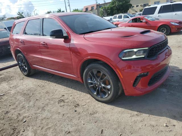 1C4RDHDG5MC598513 - 2021 DODGE DURANGO GT RED photo 4