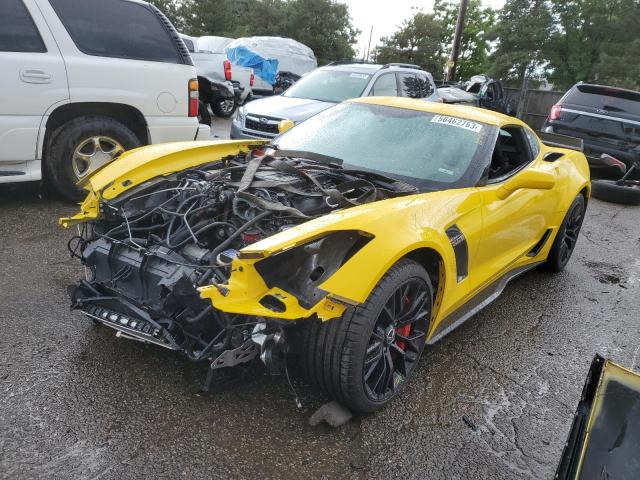 1G1YT2D65F5601803 - 2015 CHEVROLET CORVETTE Z06 3LZ YELLOW photo 1