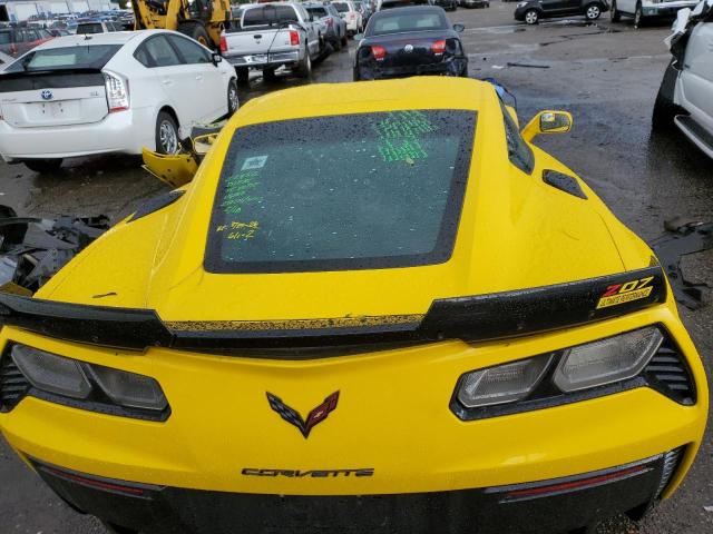 1G1YT2D65F5601803 - 2015 CHEVROLET CORVETTE Z06 3LZ YELLOW photo 10