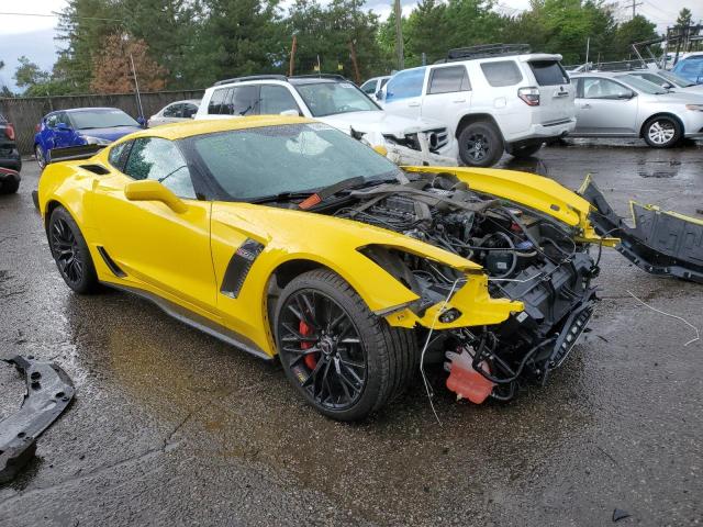 1G1YT2D65F5601803 - 2015 CHEVROLET CORVETTE Z06 3LZ YELLOW photo 4