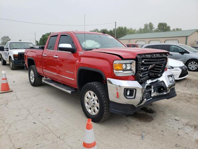 1GT22ZEGXFZ106196 - 2015 GMC SIERRA K2500 SLT RED photo 4