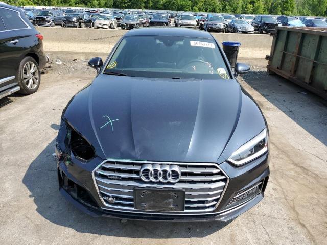 WAUENCF52JA074783 - 2018 AUDI A5 PREMIUM PLUS S-LINE BLUE photo 5