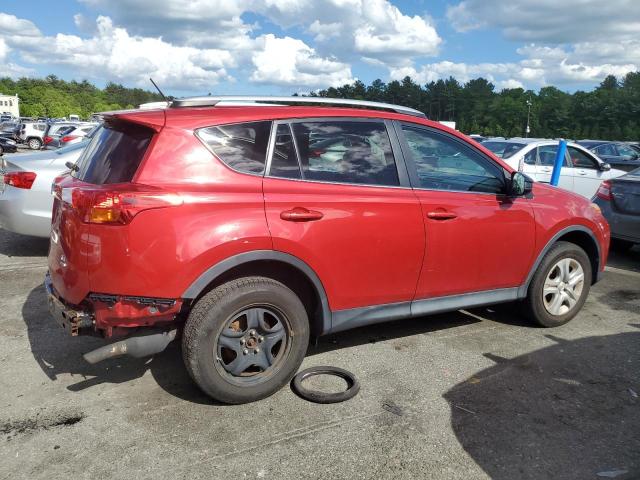 2T3BFREV5DW011111 - 2013 TOYOTA RAV4 LE RED photo 3