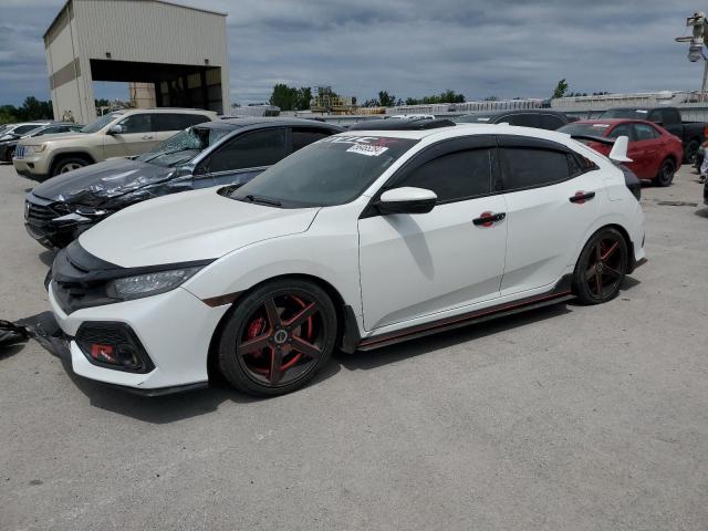 SHHFK7H93JU218130 - 2018 HONDA CIVIC SPORT TOURING WHITE photo 1