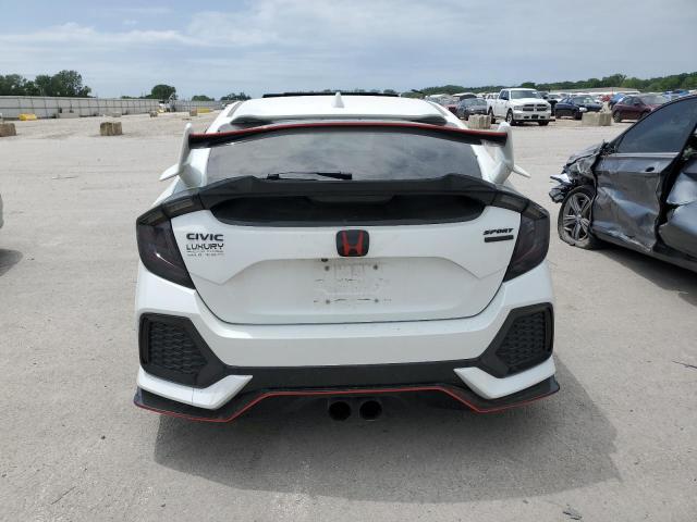 SHHFK7H93JU218130 - 2018 HONDA CIVIC SPORT TOURING WHITE photo 6