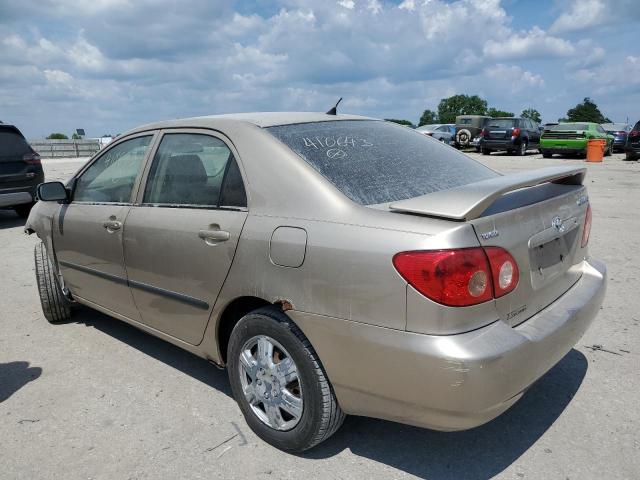 1NXBR32E25Z410643 - 2005 TOYOTA COROLLA CE TAN photo 2