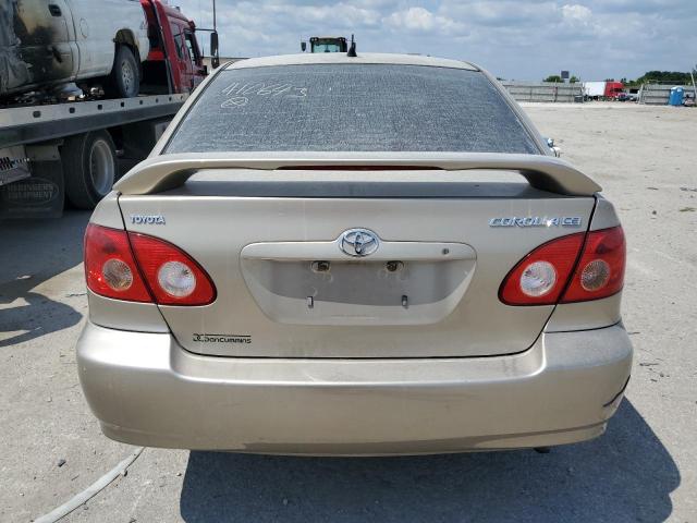 1NXBR32E25Z410643 - 2005 TOYOTA COROLLA CE TAN photo 6